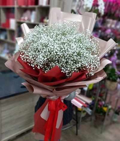 Букет цветов из: Гипсофила в Михалево