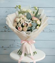 Букет цветов из:  Розы и Лизиантусы #REPLACE_PRED# Михалево