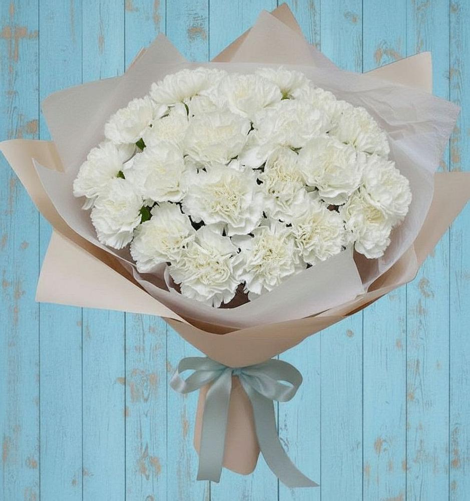 Букет цветов из: Гвоздики в Михалево