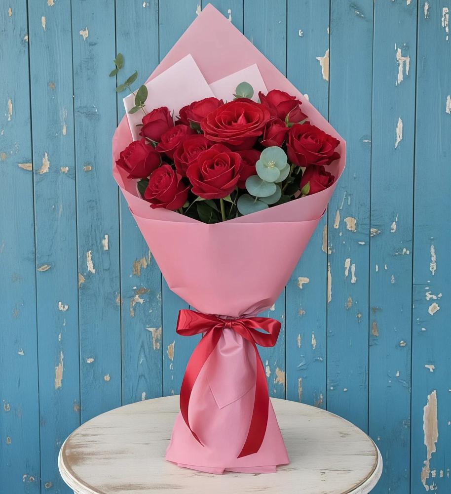 Букет цветов из: Розы в Михалево