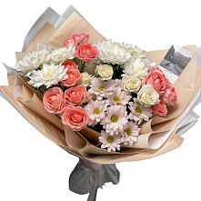 Букет цветов из:  Розы и Хризантемы #REPLACE_PRED# Михалево