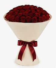 Букет 101 Бордовая роза Блэк Бакарра в Михалево