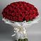 Букет 101 Красная роза Блэк Мэджик в Михалево