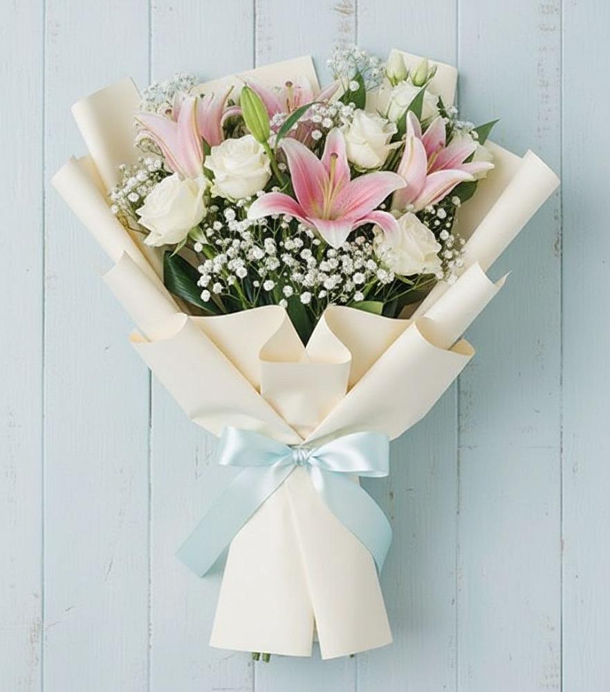 Букет цветов из: Лилии в Михалево