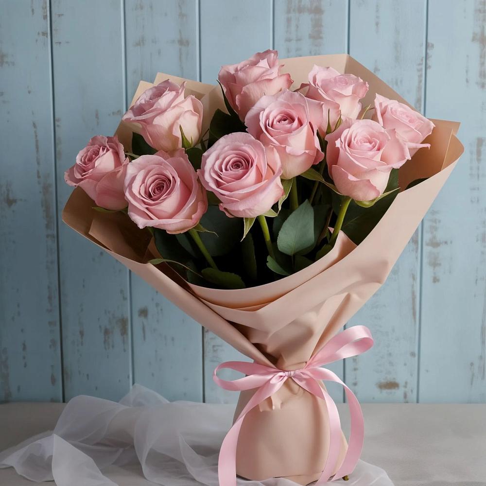 Букет цветов из: Розы в Михалево