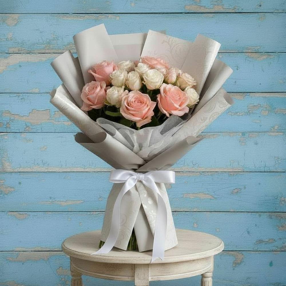 Букет цветов из: Розы в Михалево