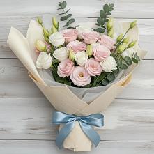 Букет цветов из:  Лизиантусы #REPLACE_PRED# Михалево