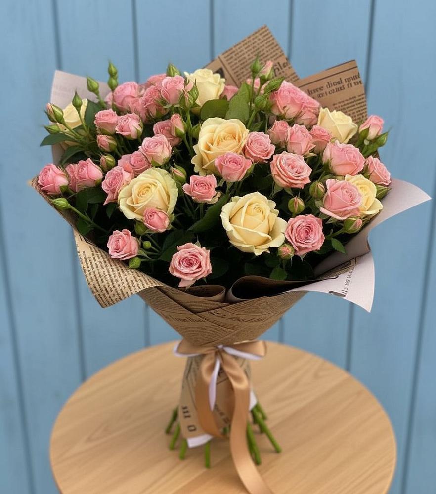 Букет цветов из: Розы в Михалево