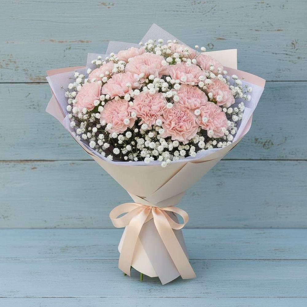 Букет цветов из: Гвоздики в Михалево