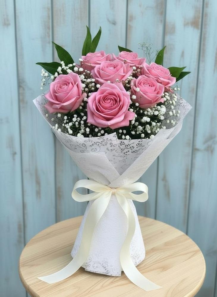 Букет цветов из: Розы в Михалево