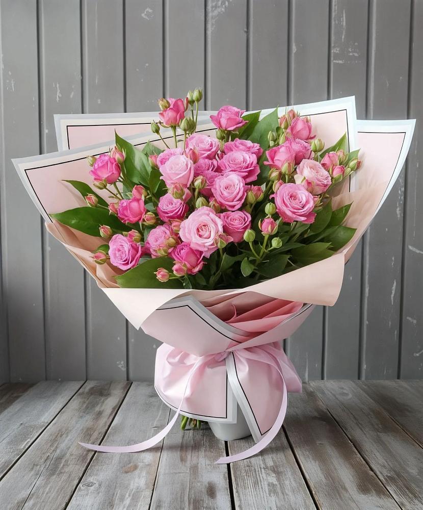 Букет Розовый кустик в Михалево