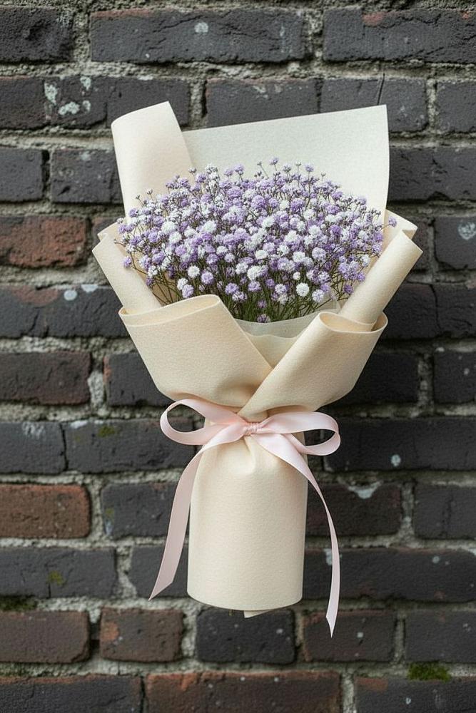 Букет цветов из: Гипсофила в Михалево