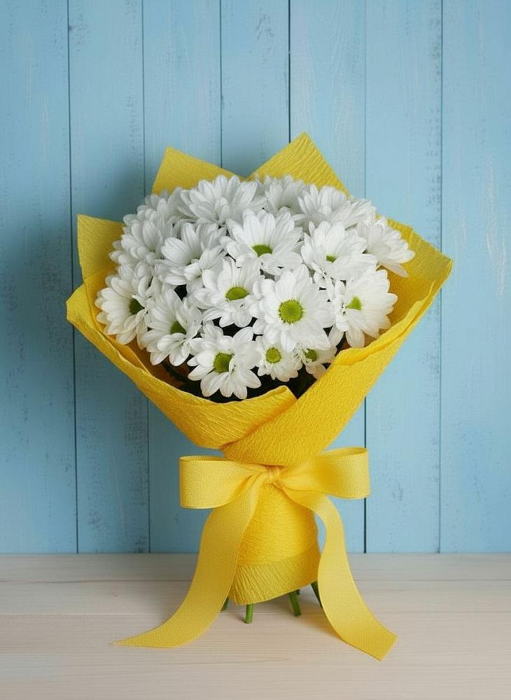 Букет цветов из: Хризантемы в Михалево