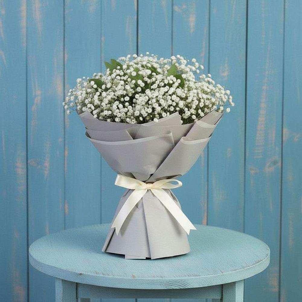 Букет цветов из: Гипсофила в Михалево