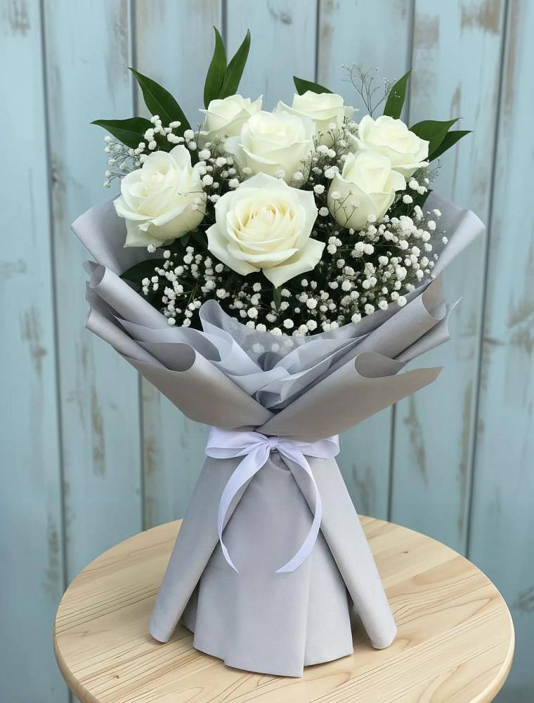 Букет цветов из: Розы в Михалево