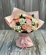Букет цветов из:  Гвоздики, Розы и Хризантемы #REPLACE_PRED# Михалево