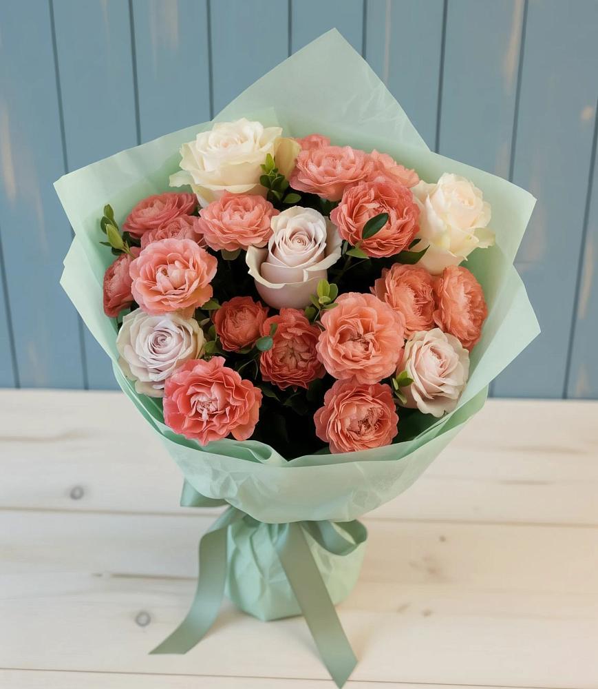 Букет цветов из: Розы в Михалево