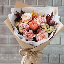 Букет цветов из:  Гвоздики, Хризантемы и Розы в Михалево