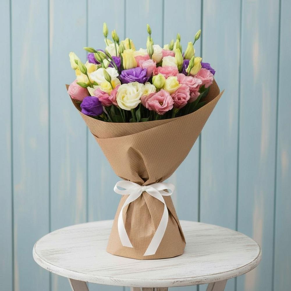 Букет цветов из: Лизиантусы в Михалево