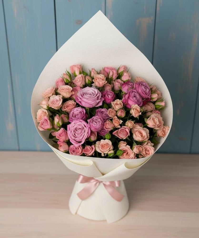 Букет цветов из: Розы в Михалево