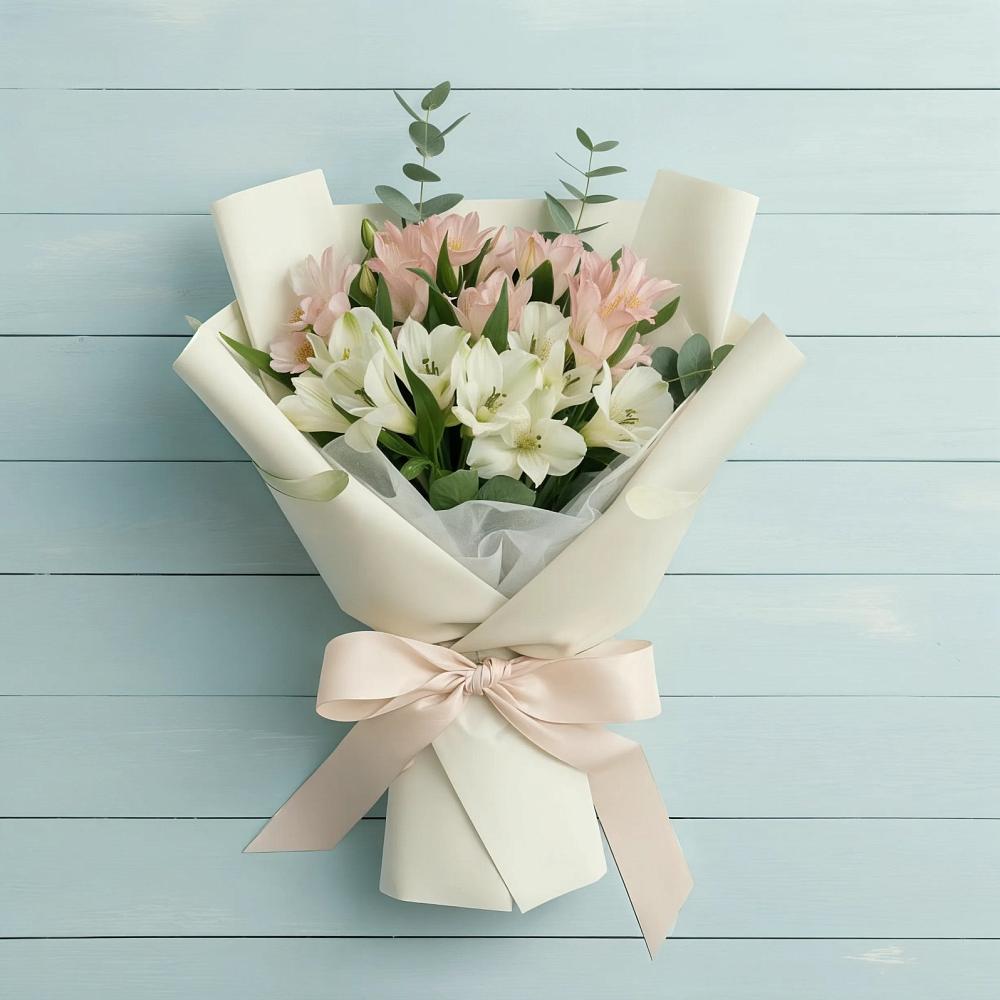 Букет цветов из: Альстромерии в Михалево