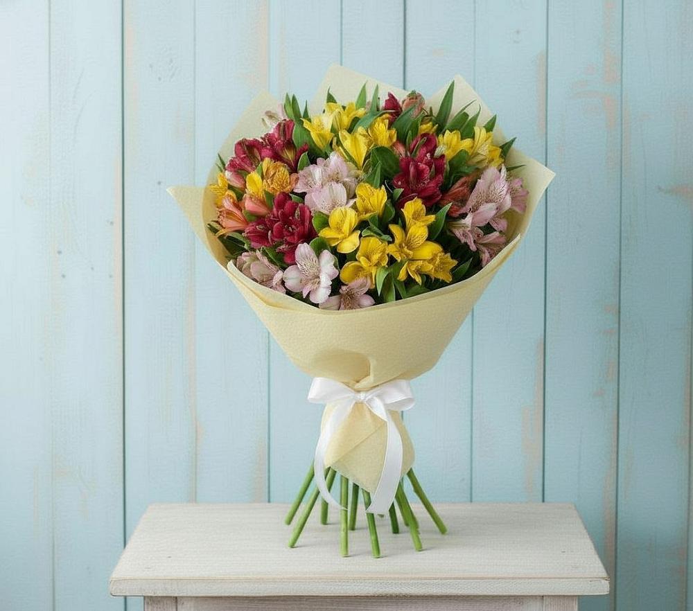 Букет цветов из: Альстромерии в Михалево
