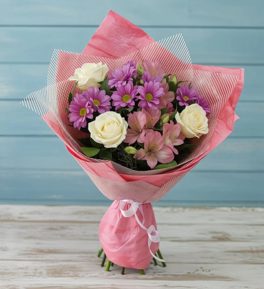 Букет цветов из: Герберы в Михалево