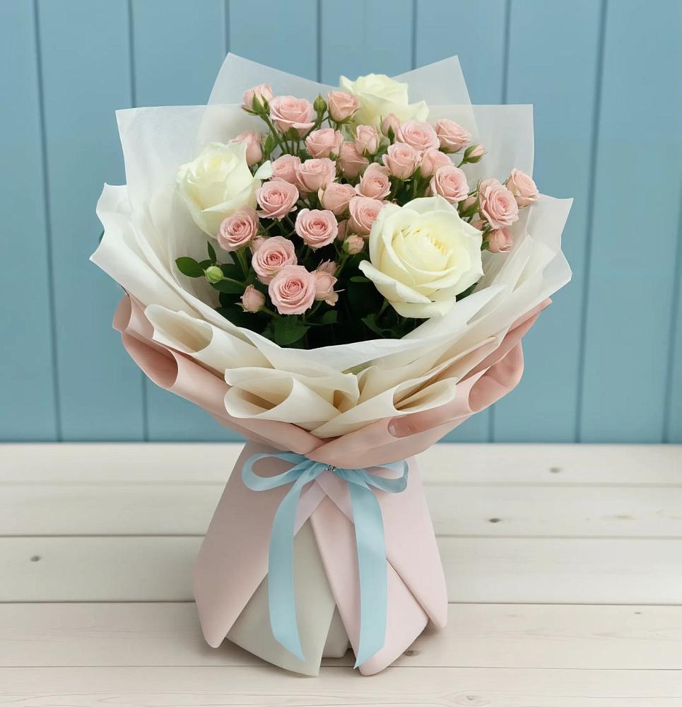 Букет цветов из: Розы в Михалево