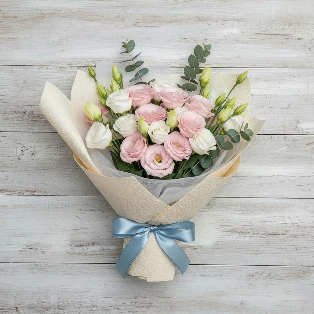 Букет цветов из: Лизиантусы в Михалево